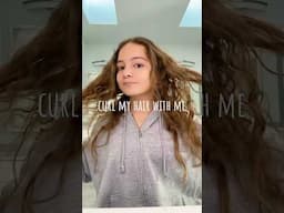 Curl my hair with me #hairmakeover #hairtutorial #hairtransformation