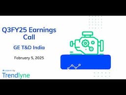 GE Vernova T&D India Earnings Call for Q3FY25