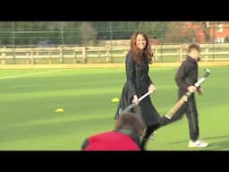 Kate Middleton playing Hockey