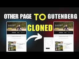 Clone any website into Gutenberg page builder FREE in 2025 | Clone website into wordpress