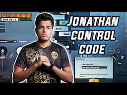 JONATHAN CONTROL CODE 2021 | JONATHAN NEW BGMI CONTROL CODE