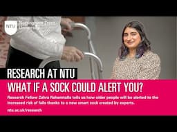 Imagine if a sock could warn you before a fall – discover how it's helping older adults stay safe