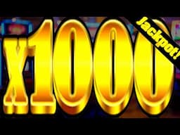 EPIC 1,000X WIN! JACKPOT HAND PAY! At Mystic Lake Casino!