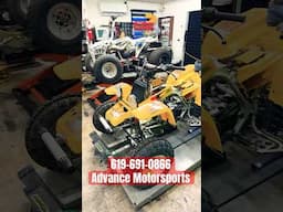 Yamaha banshee specialist. Advance Motorsports. Service and repair race performance. 619-691-0866￼