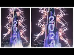 UAE New Year 2024 - Dubai fireworks 2024 - (UAE) Burj Khalifa New Year 2024 - Dubai Countdown 2024