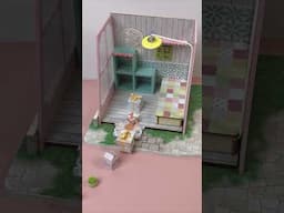 Mini room decoration #cute #diy #handmade #miniature #diydollhouse #diydecor #shorts