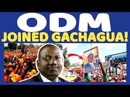 Boiling Tension At Ruto's Statehouse As RAILA'S ODM PARTY Officially Joining GACHAGUA UHURU Alliance