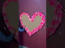 ‘Heart’ Shaped Decor with Butterflies #short #reel #viral #trending #youtubeshort #diydecor #heart