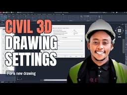 These are the most essential settings in new Civil 3D Drawing