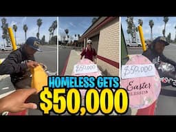 Millionaire blessed homeless with disability