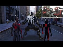 SPIDERMAN ACROSS INTO VENOMVERSE PLAYING SPIDERMAN 2 (FUNNY FREE ROAM GAMEPLAY)