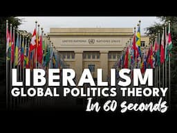 Liberalism in global politics explained in 60 seconds