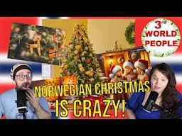 3rd WORLD PEOPLE REACT: NORWEGIAN CHRISTMAS TRADITIONS & DECORATIONS | NORWAY REACTION