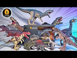 NEW ALLOSAURUS & COMPLETE Hammond Collection! Jurassic World Dinosaur Toys - Giganotosaurus