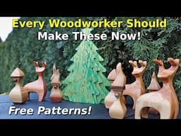 3 Classic Wooden Christmas Decoration Ideas You Need to Try This Year! | Free Downloadable Patterns!