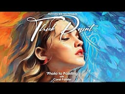 'Photo to Painting' video course | Thick Paint Art | Advanced technique