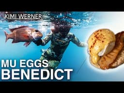 Kimi Werner spearfishing mu to make Fish Eggs Benedict