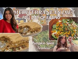 Mediterranean Diet Full Day of Eating During Holidays | De-Influencing Diet Culture | Thanksgiving