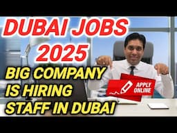 Big Company Open Job Vacancies In Dubai Apply Now