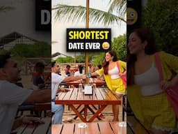 SHORTEST DATE EVER! 😜 | Anmol Sachar, @anushkahazraa  | #Comedy #Funny #Shorts