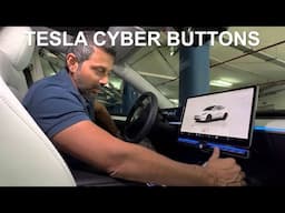 Adding buttons to My Tesla model Y | Tesla Cyber Buttons Review