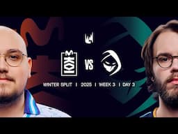 MKOI v RGE | 2025 LEC Winter | Week 3 Day 3 | Movistar KOI vs Rogue