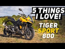 5 Things I LOVE about the 2025 Triumph Tiger Sport 800!