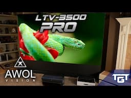 AWOL Vision LTV-3500 Pro 4K UST PROJECTOR + 120" SCREEN! | Can it BEAT a TV?