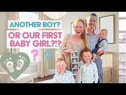 Our 4th Baby Gender Reveal | Are We Having Another Boy or Our First Girl?!