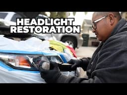 Restoring Headlights - Aesthetic Auto Detailing