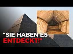 Wissenschaftler haben eine geheime Kammer in der Großen Pyramide Ägyptens entdeckt!