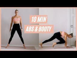 SWEATY 10 MIN ABS & BOOTY💥🔥 | No Equipment