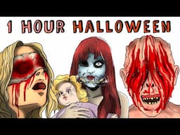 1 HOUR HORROR IN HALLOWEEN 🎃 Draw My Life Horror Stories