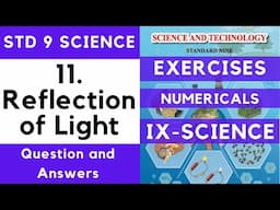 9th Science | Chapter 11 | Reflection of Light | Questions and Answers Maharashtra Board