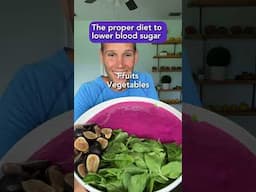 The Best Foods to Lower Blood Sugar Naturally! #shorts