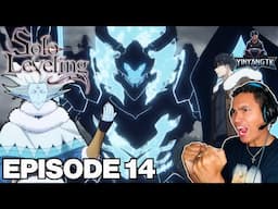 Iron Defeats Ice Slayer│Solo Leveling Episode 14 REACTION│Ore Dake Level Up na Ken