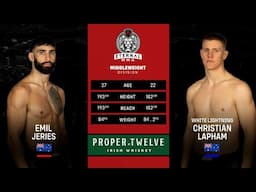 Eternal MMA 92: Emil Jeries VS Christian Lapham | FULL FIGHT