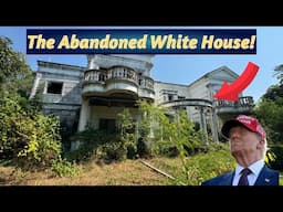 The Abandoned White House Mansion With Swimming Pool, Marble Floors & Classic Car Left In The Garage