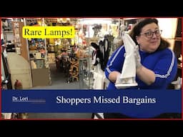 Rare Lamps! Shopping for Treasure: Fire King, Uranium Glass, Hummels, Lladro - Thrift with Dr. Lori