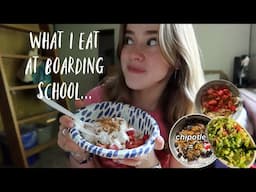 WHAT I EAT IN A WEEK *boarding school*