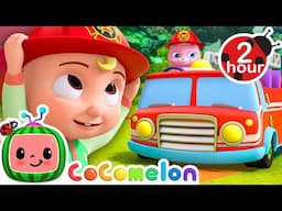 JJ's Animal Fire Truck 🚒 CoComelon JJ's Animal Time Nursery Rhymes & Kids Songs | After School Club