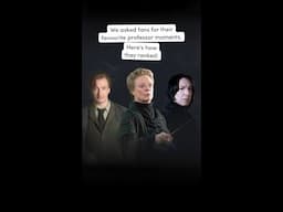 Your favourite professor moments #HarryPotter #MinervaMcGonagall #RemusLupin #SeverusSnape