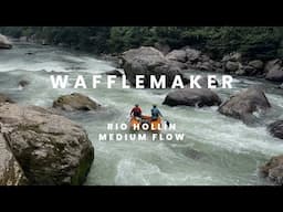 Rafting Wafflemaker Rapid on the Hollín River at Medium Flow