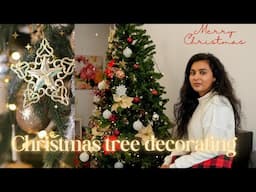 Decorating my Christmas tree | Christmas decorating 2024