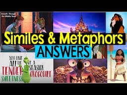 Similes and Metaphors in Disney Songs: ANSWERS