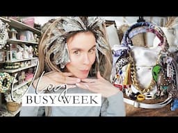 VLOG: Dying My Hair / Bedazzling My Purse / Haul / Shopping / Taking Down Christmas Decorations