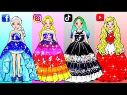 [LIVE] 🔴 Social Network Makeup & Dress Up 🔴 Barbie Transformation Handmade 🔴 Lovely Barbie