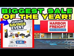 Harbor Freight's Biggest Sale of the Year!