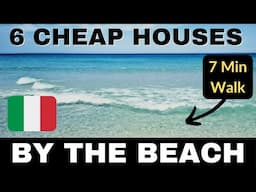 6 Cheap Houses By the Beach In Italy (Retire here)