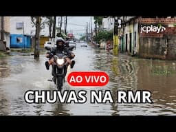 AO VIVO: CHUVAS ATINGEM RUAS E AVENIDAS DA REGIÃO METROPOLITANA DO RECIFE